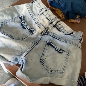 Acid Wash Shorts